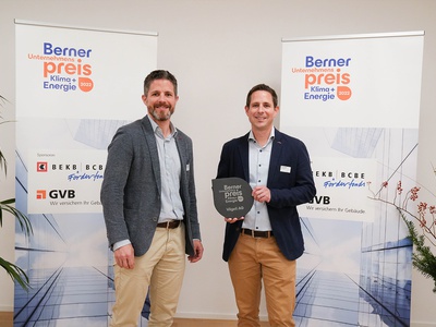 Die Vögeli AG gewinnt Berner Unternehmerpreis Klima + Energie